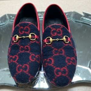 Gucci Wool Loafers